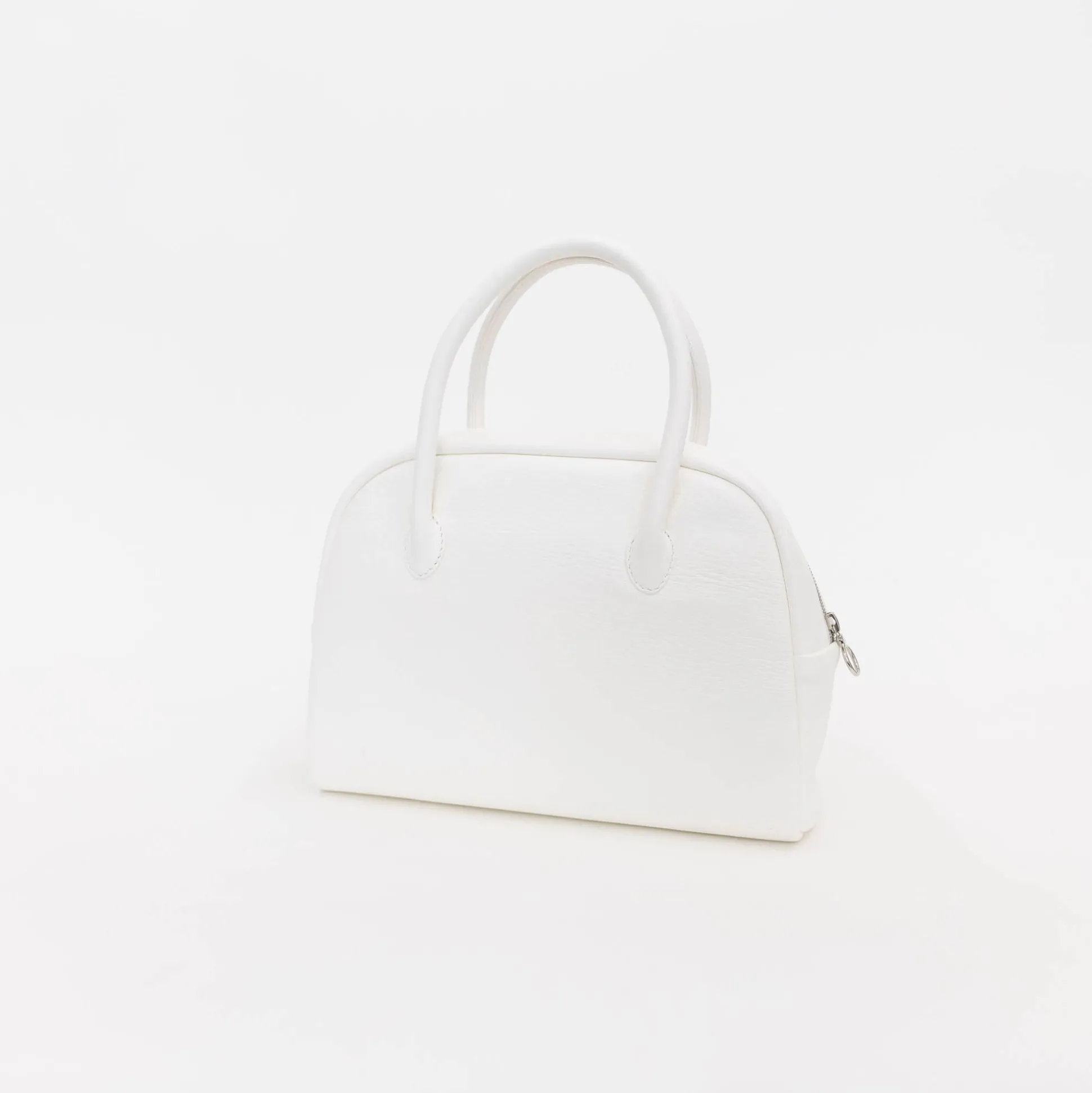 Aeta Deer Leather Boston Small Bag Da25