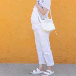 Anunfold Side Pocket Mini Bag - White