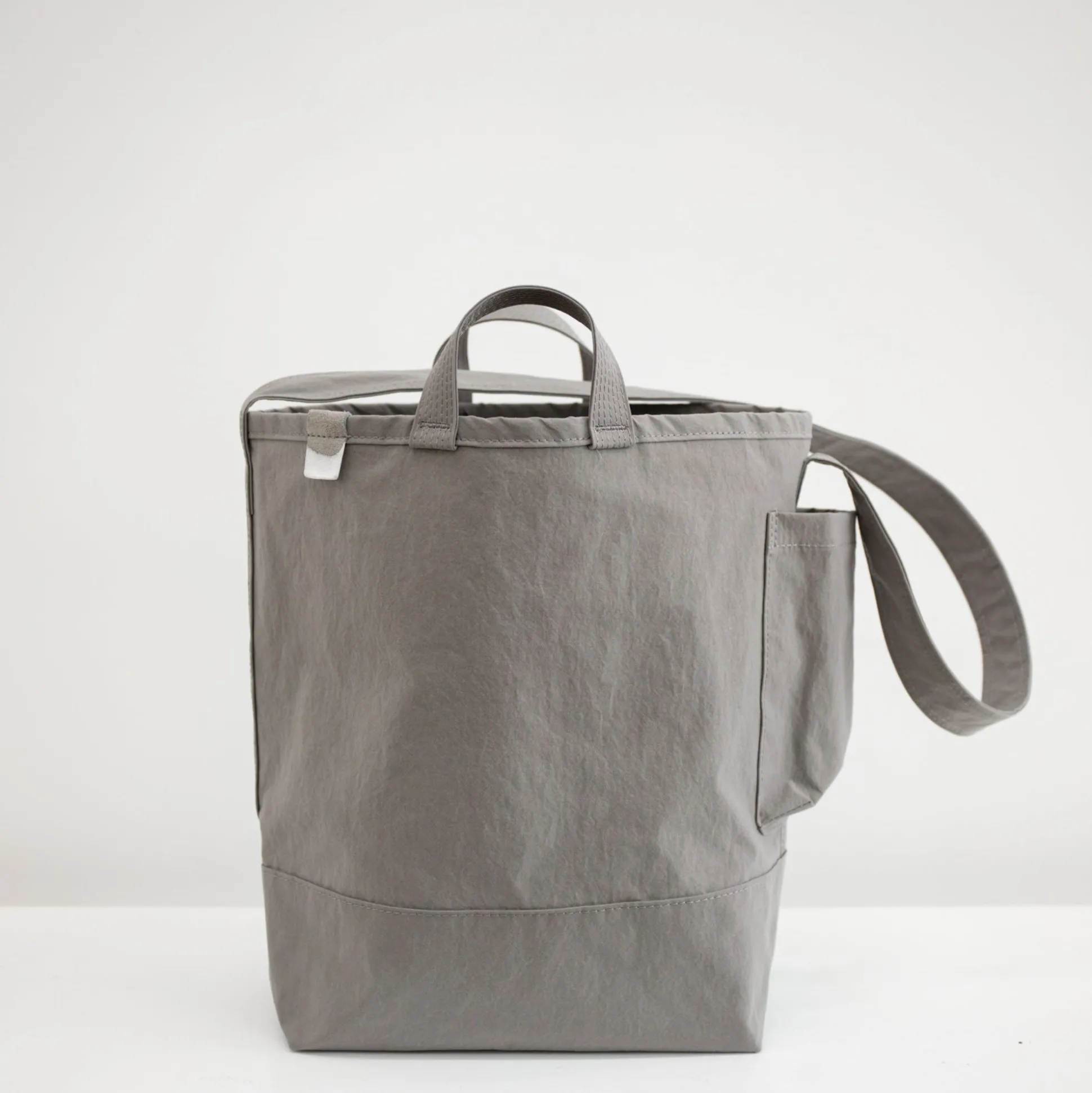 Anunfold Side Pocket Tote Bag Pt - Gray