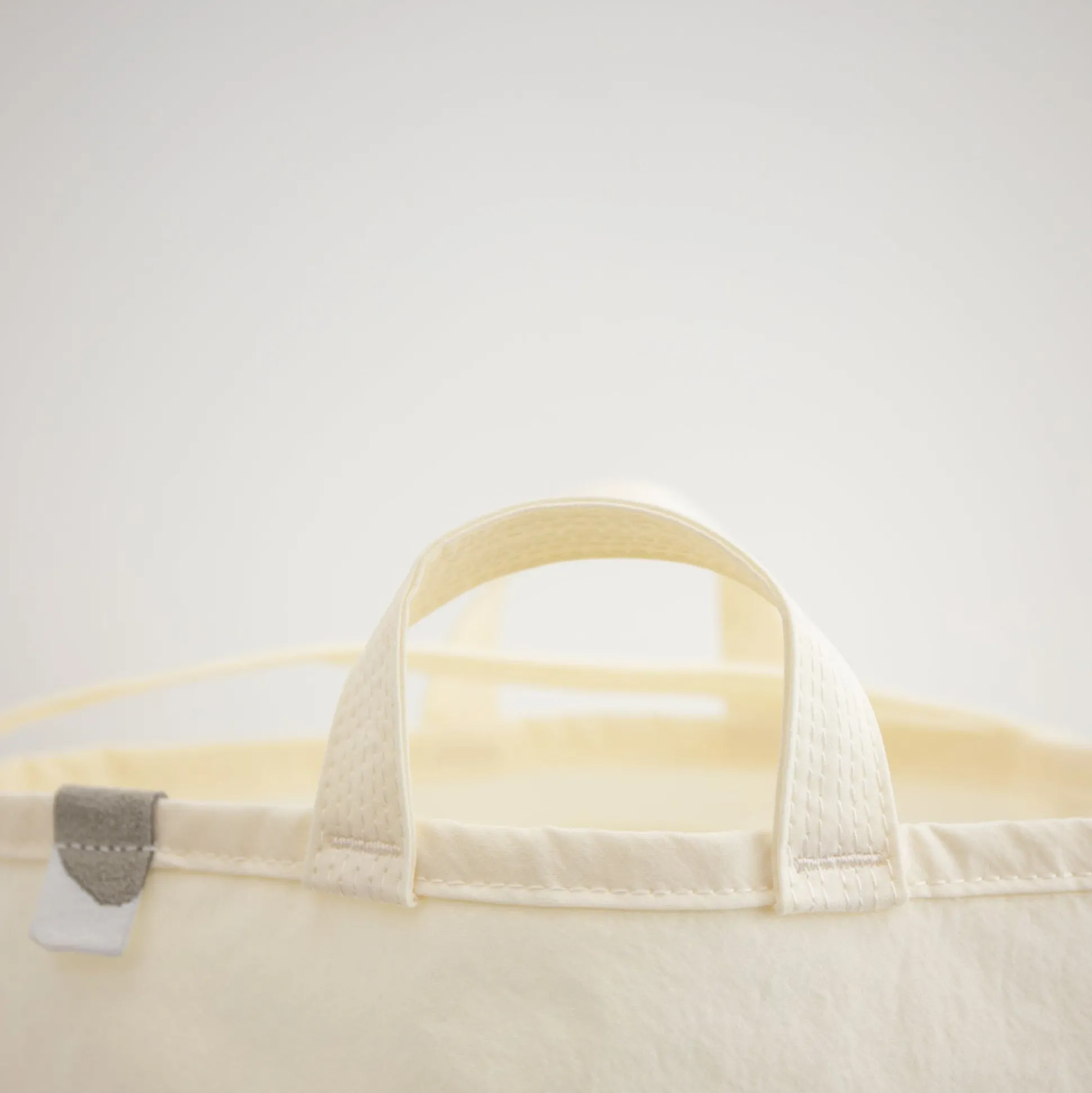Anunfold Side Pocket Tote Bag Pt - White