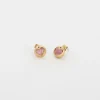 Black Barc 'Heart' Stud Earrings No. 14
