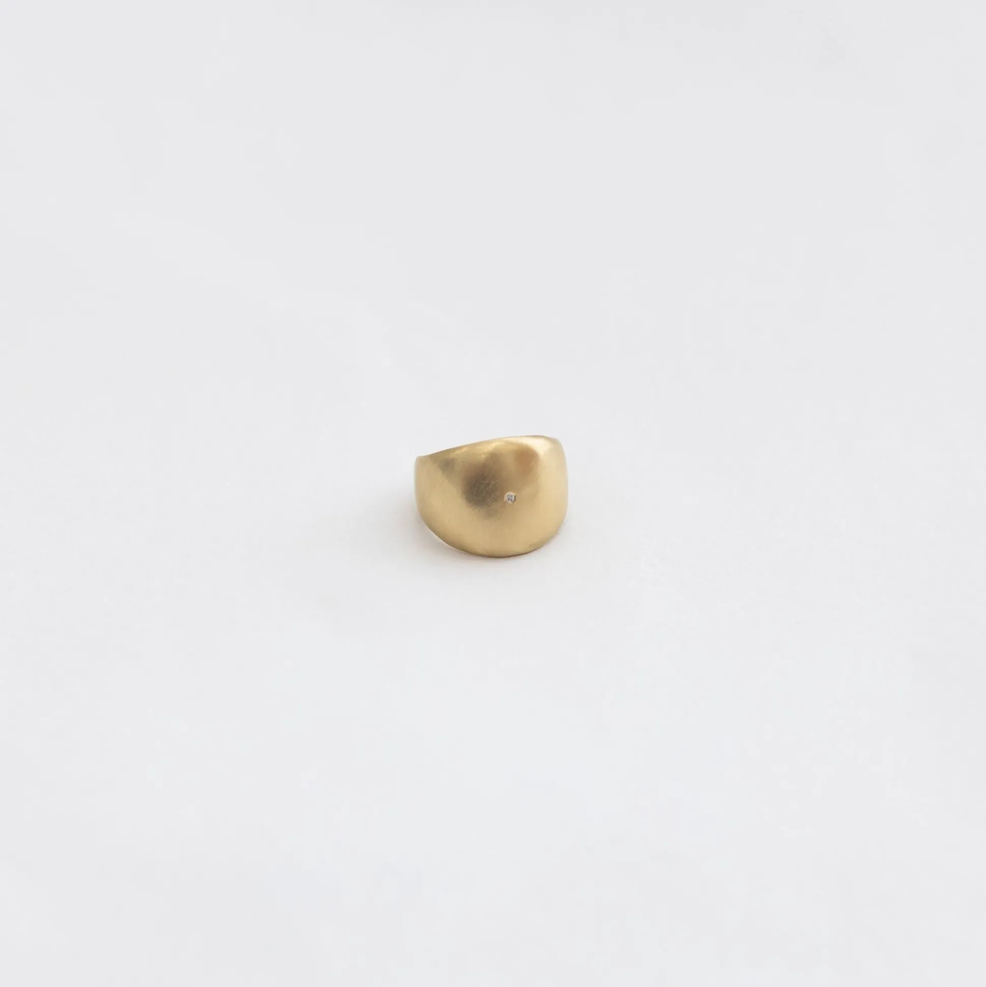 Black Barc 'Noki Cigar Band' Ring With Diamond