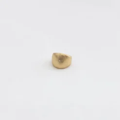 Black Barc 'Noki Cigar Band' Ring With Diamond