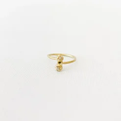 Black Barc 'Ren' Ring With Diamonds - Special Order