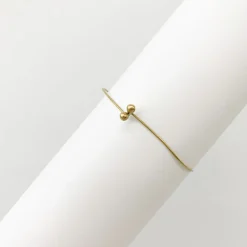 Black Barc 'Ren' Thin Bracelet