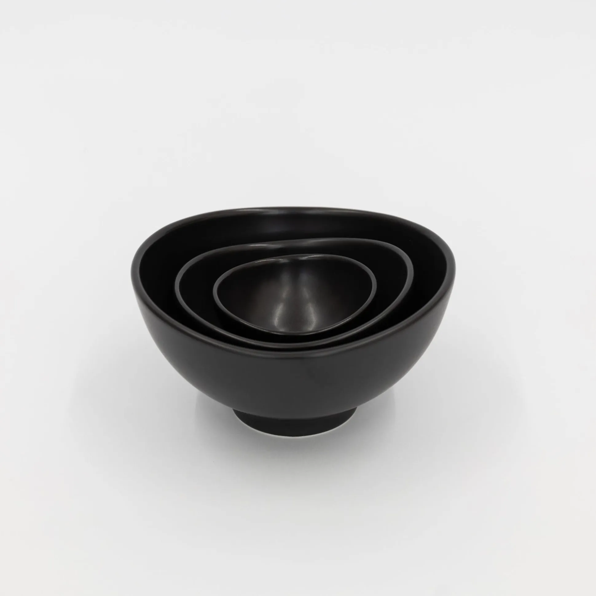 Ceramic Japan Infinity Bowls - Black