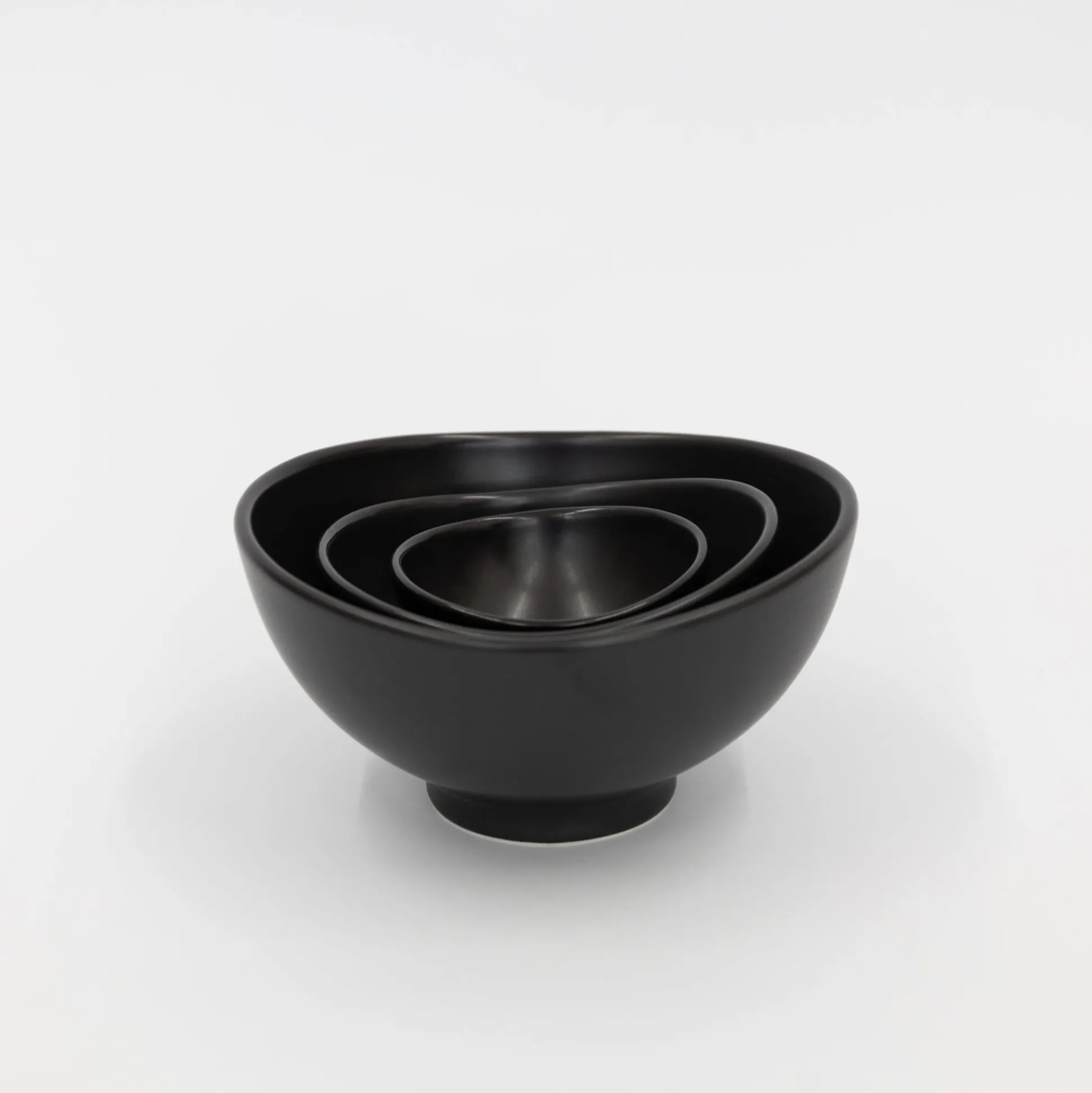 Ceramic Japan Infinity Bowls - Black