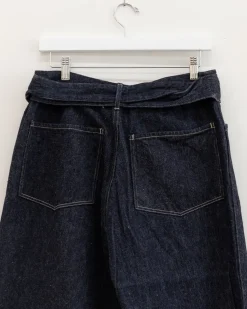 Comoli Denim Belted Pt X01-03001