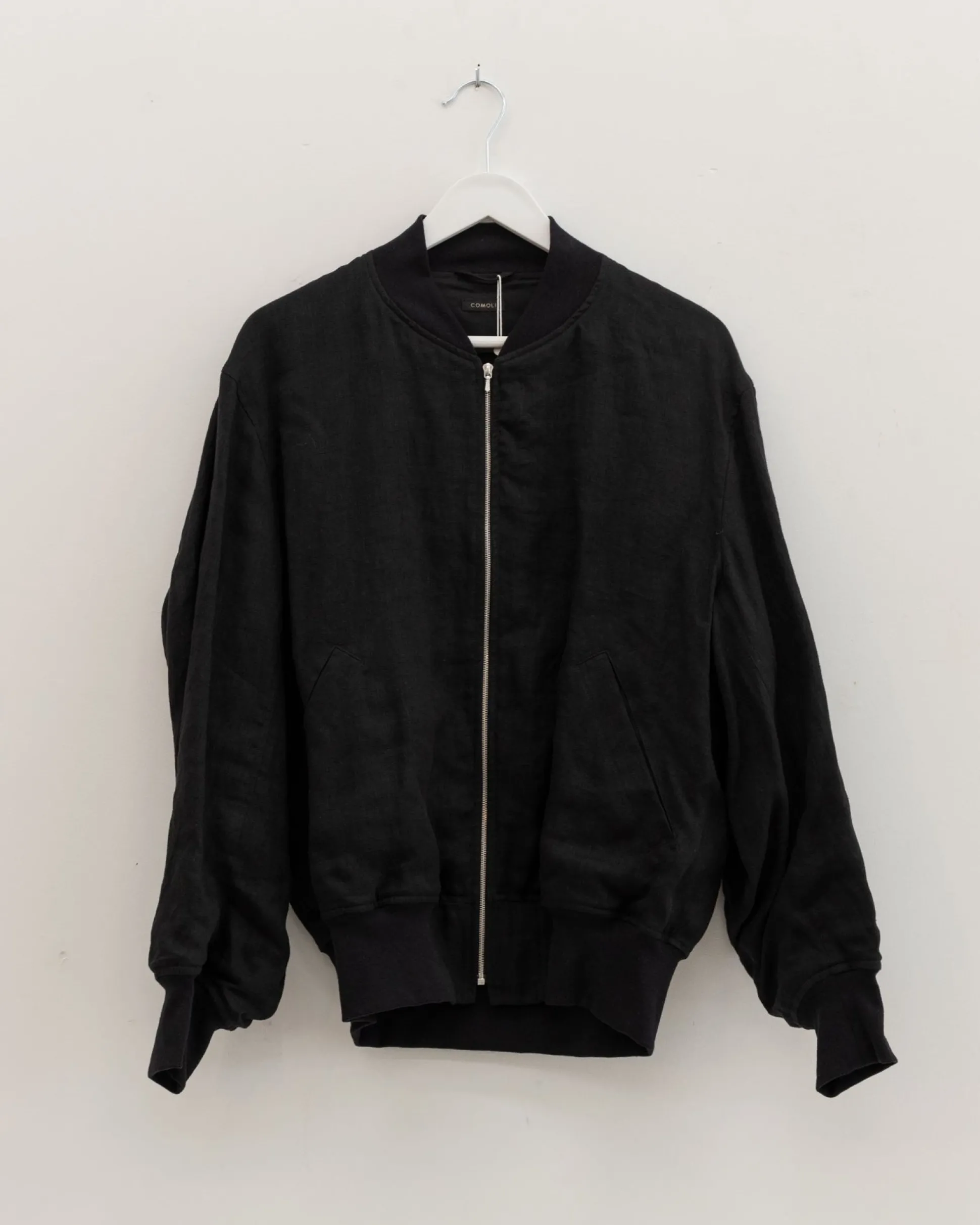 Comoli Linen Double Cloth Zip Blouson X01-01023