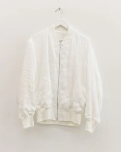 Comoli Linen Double Cloth Zip Blouson X01-01023