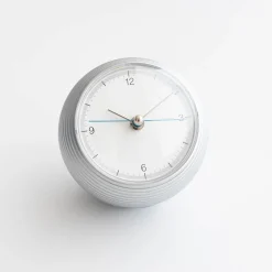 Earth Clock In Silver By Takenobu Igarashi