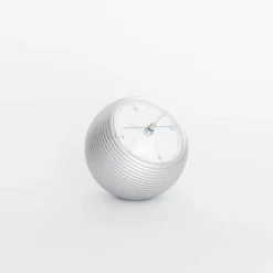 Earth Clock In Silver By Takenobu Igarashi