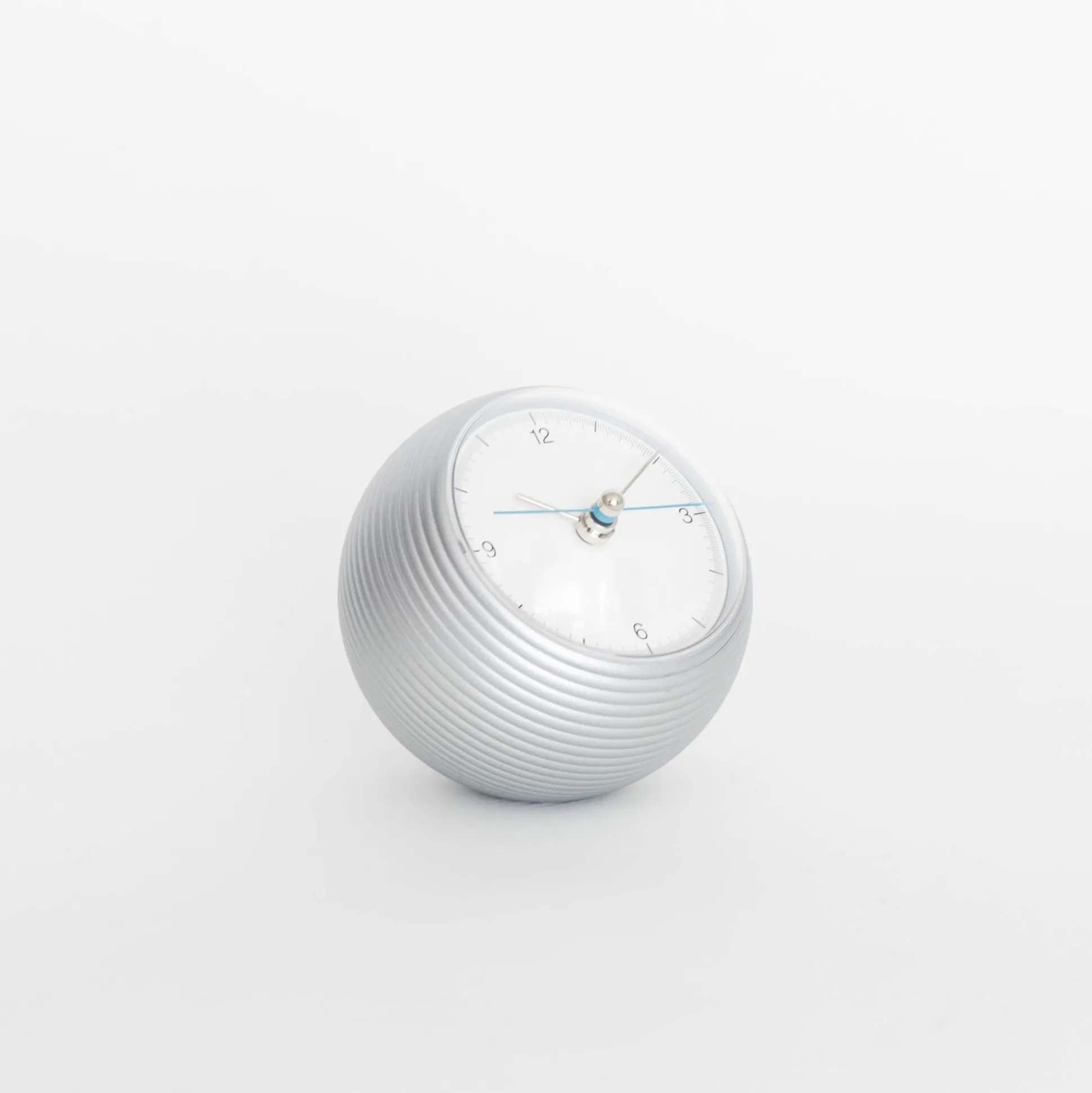 Earth Clock In Silver By Takenobu Igarashi