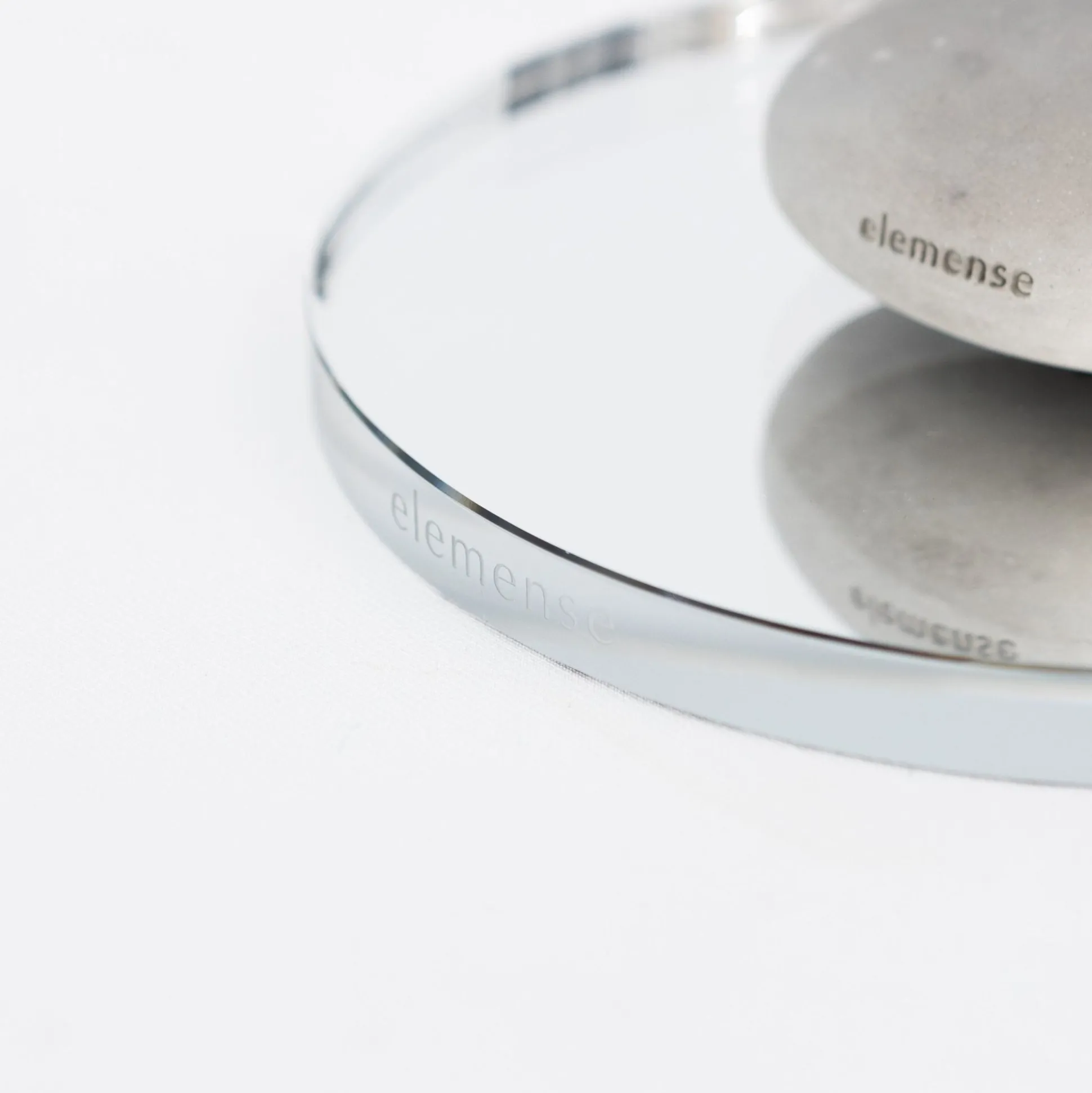 Elemense Glass Mirror Tray