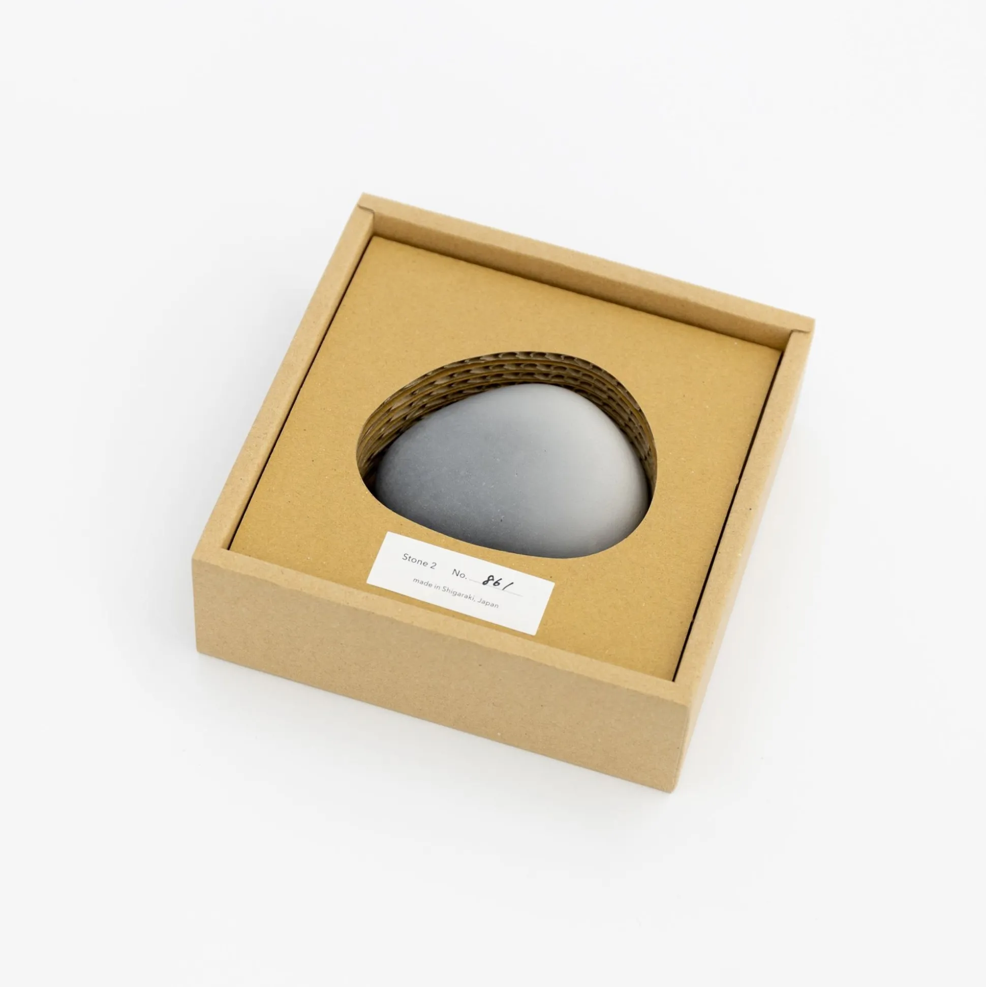 Elemense Pottery Stone Diffuser In White & Gray