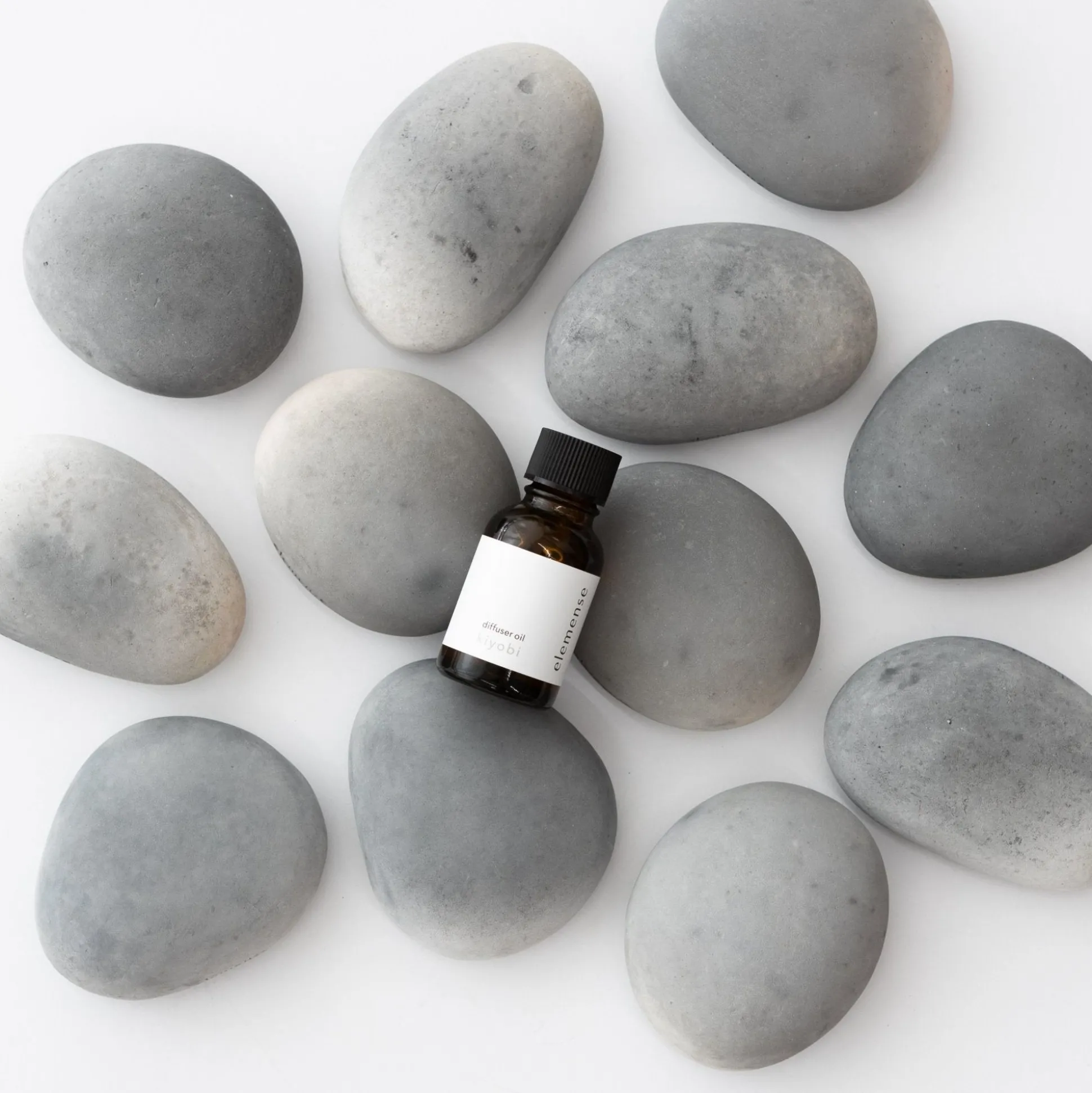 Elemense Pottery Stone Diffusers In Gray