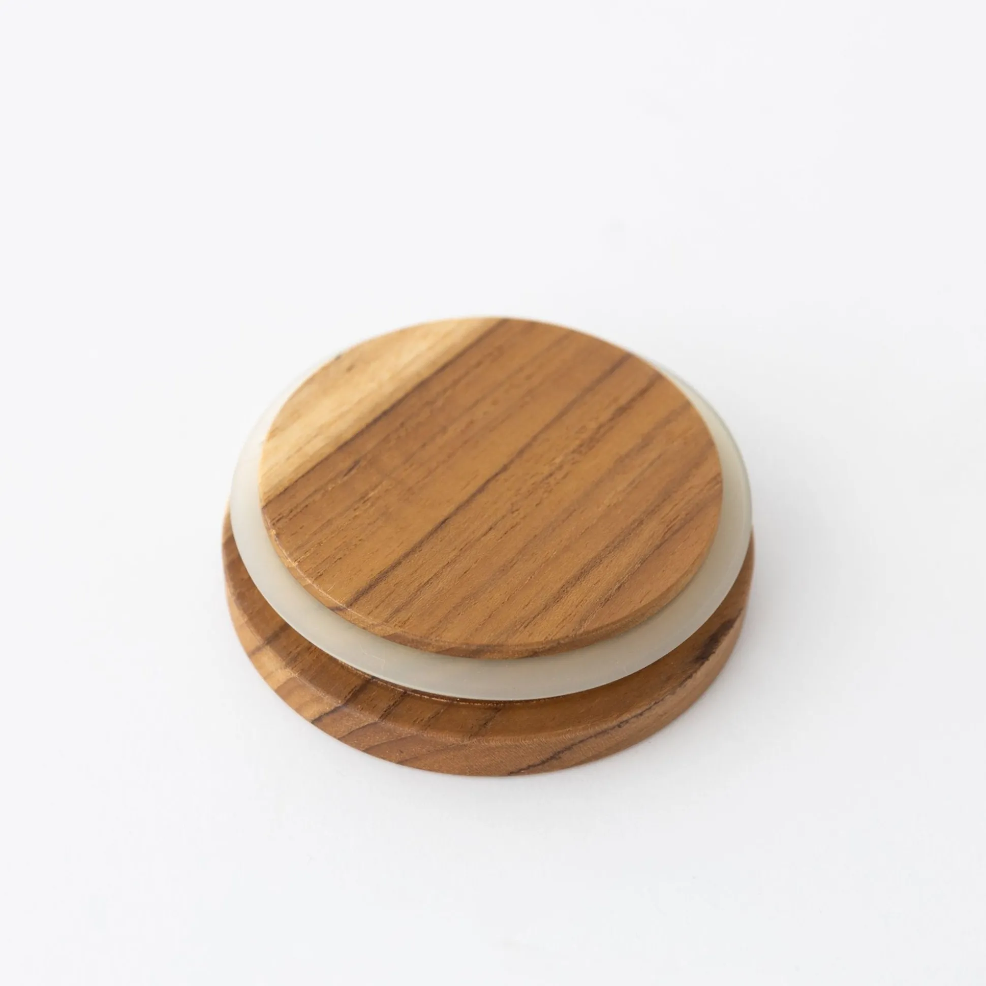 Elfin Metal Canister With Wood Lid