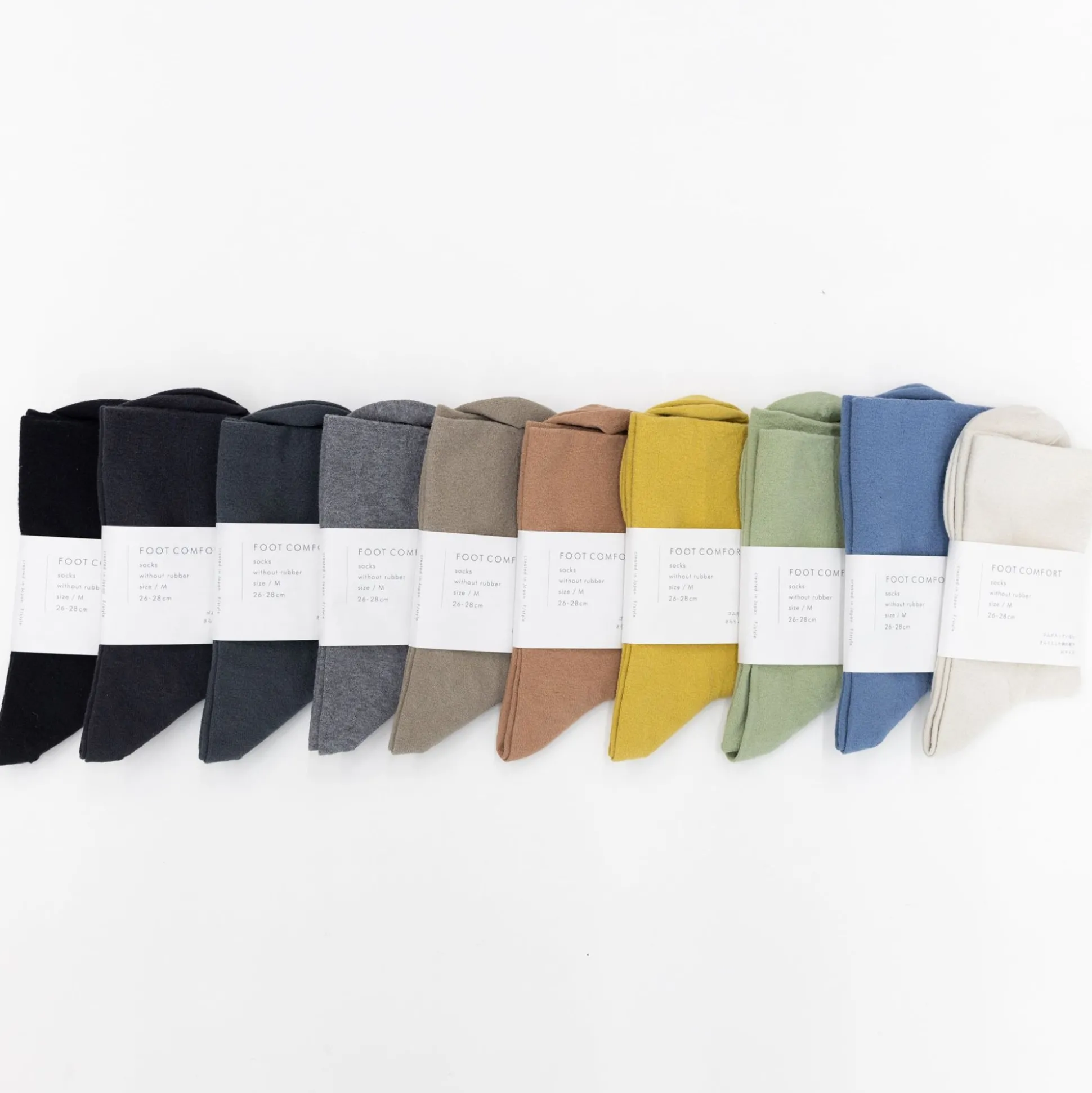 F/Style No Rubber Cotton Socks