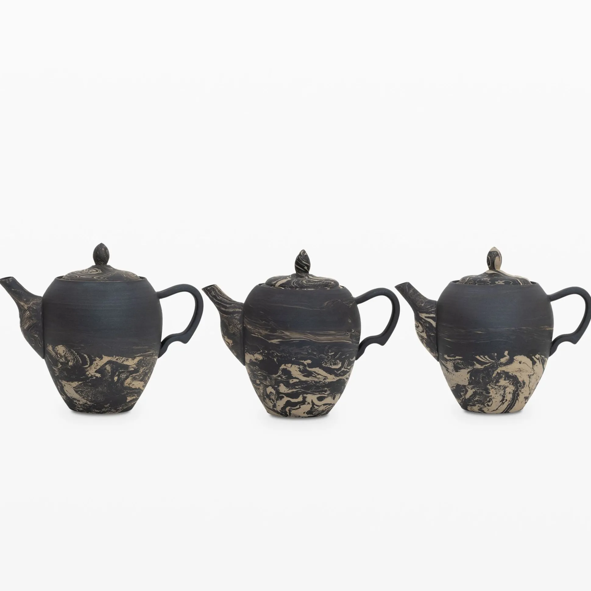 Gena Kuwan Ceramic Teapot - Black
