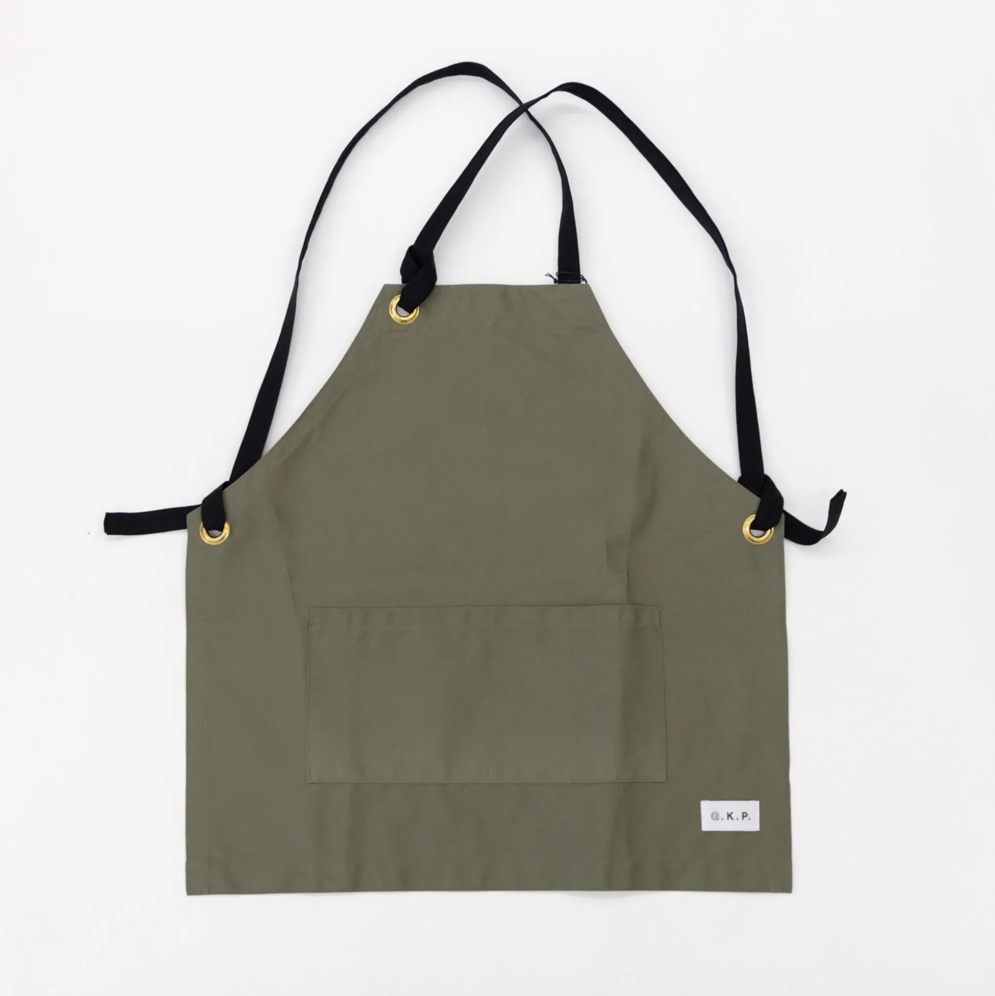 G.K.P Kids Apron - Ages 7 To 12 (Olive Color Only)