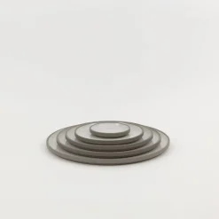 Haw105 - Plate / Lid Ash White O 10