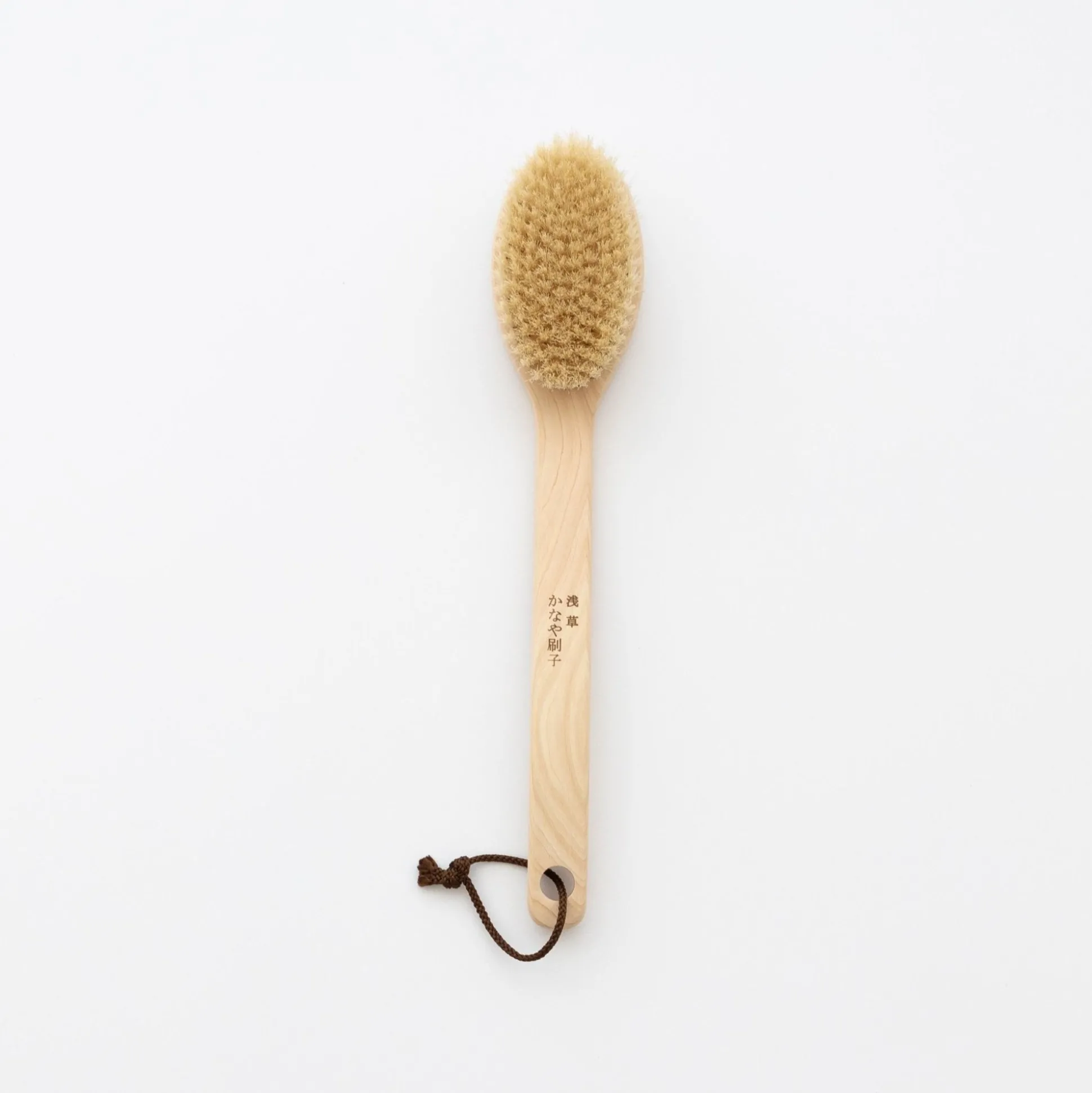 Hinoki Handle Hog Hair Body Brush