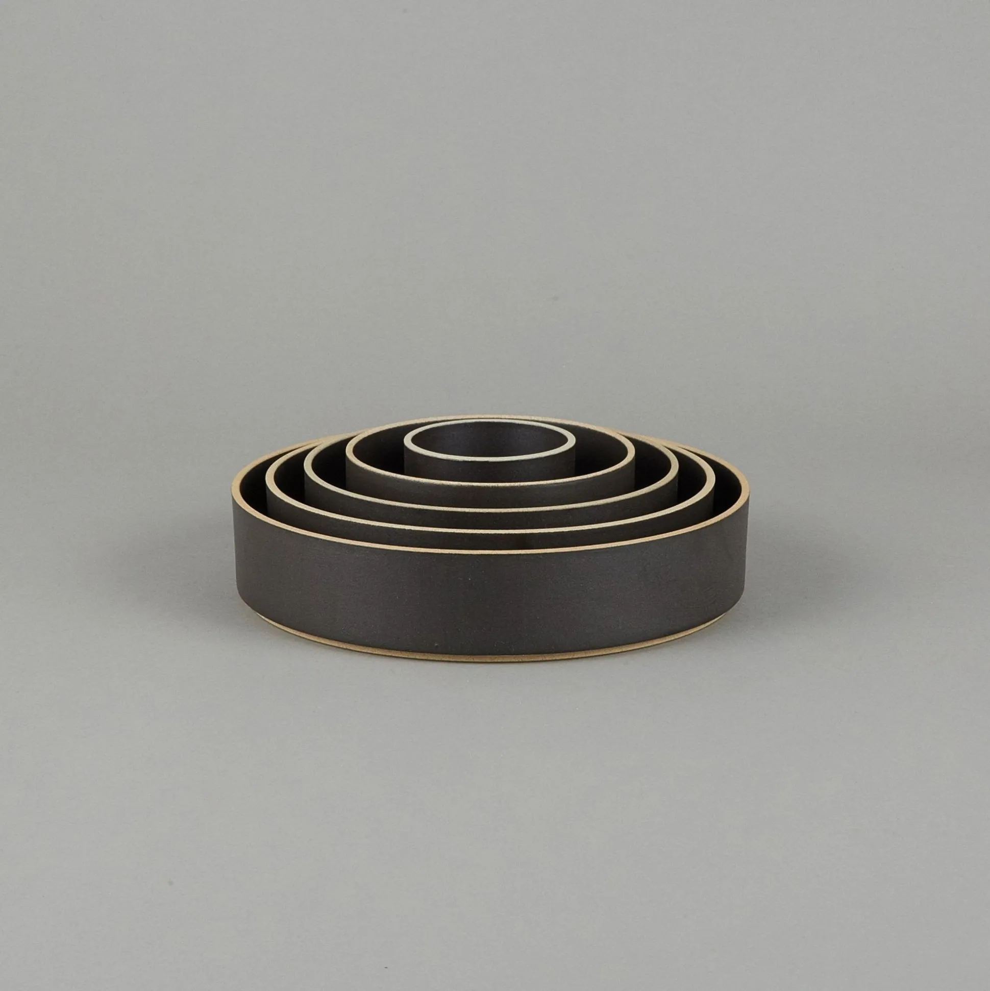 Hpb011 - Bowl Black O 10"