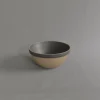 Hpb047 - Deep Round Bowl Black O 7.3/8"