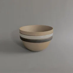 Hpb047 - Deep Round Bowl Black O 7.3/8