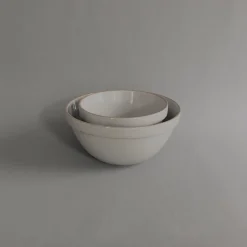 Hpm047 - Deep Round Bowl Gloss Gray O 7.3/8"