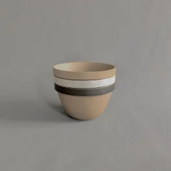Hpm046 - Deep Round Bowl Gloss Gray Small O 5.5/8