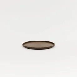 Hrn124 - Tray / Lid Dark Brown O 7.3/8"