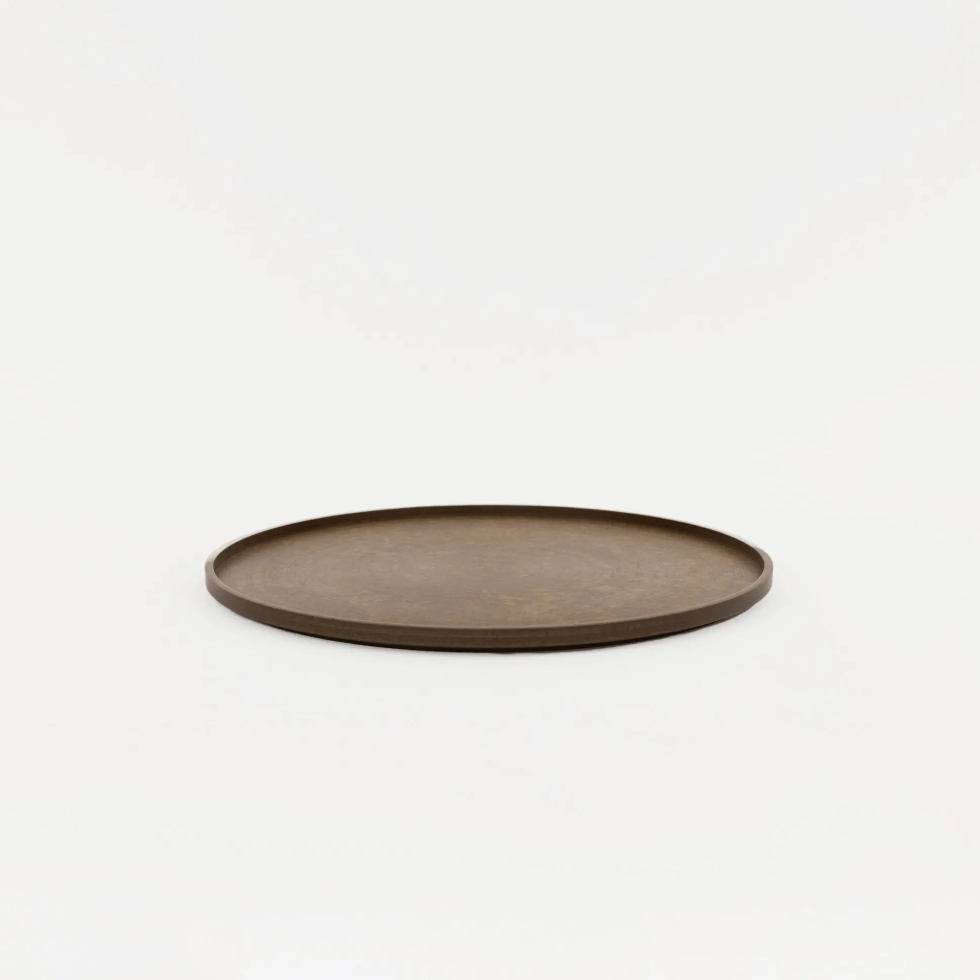Hrn126 - Tray / Lid Dark Brown O 10"