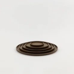 Hrn124 - Tray / Lid Dark Brown O 7.3/8