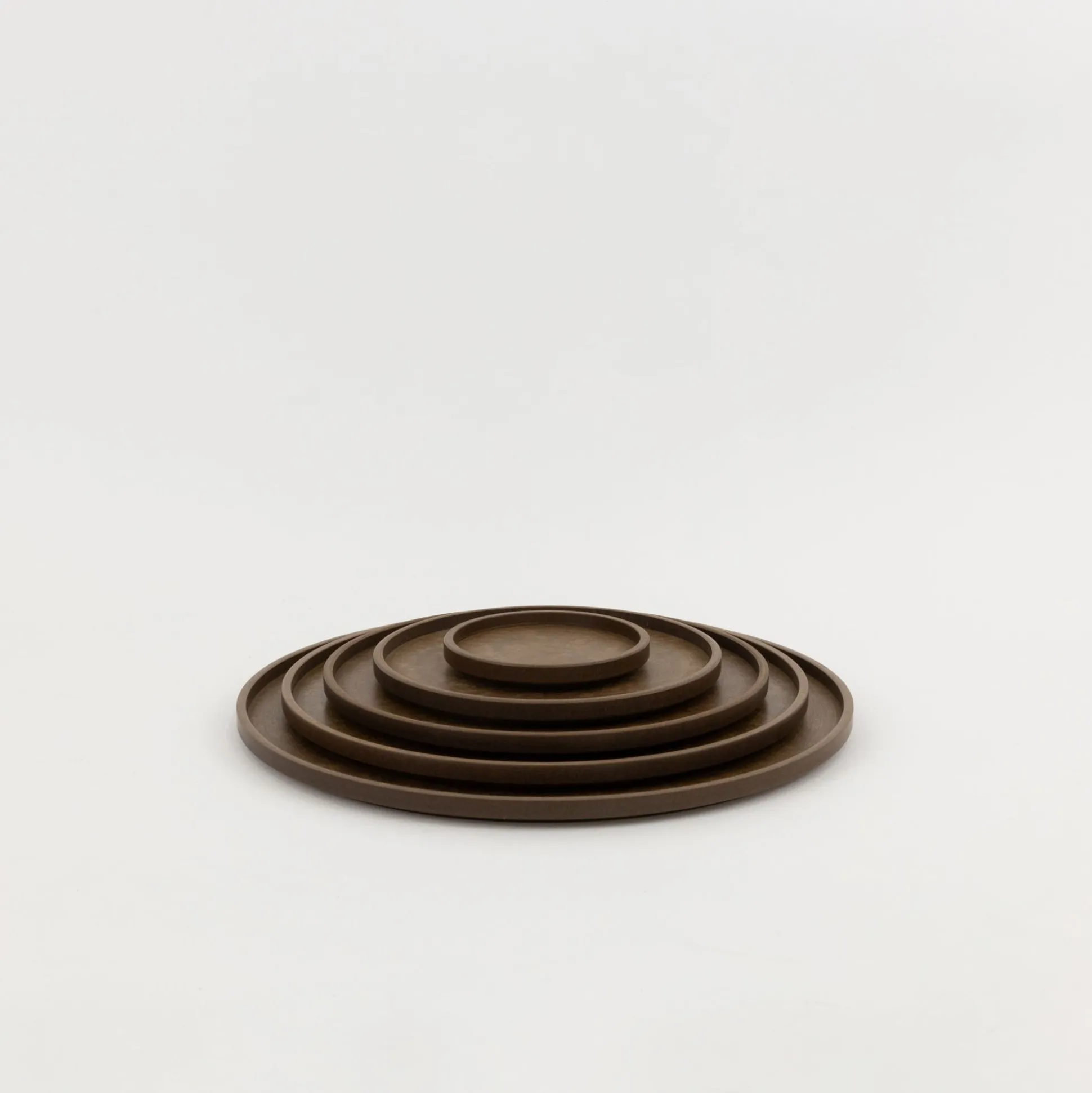 Hrn126 - Tray / Lid Dark Brown O 10"