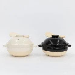 Kamado-San Rice Cooker Donabe Black - 3 Go [Ct-01]