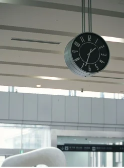 Lemnos Eki Sapporo Station Wall Clock [Til16-01 Bk]