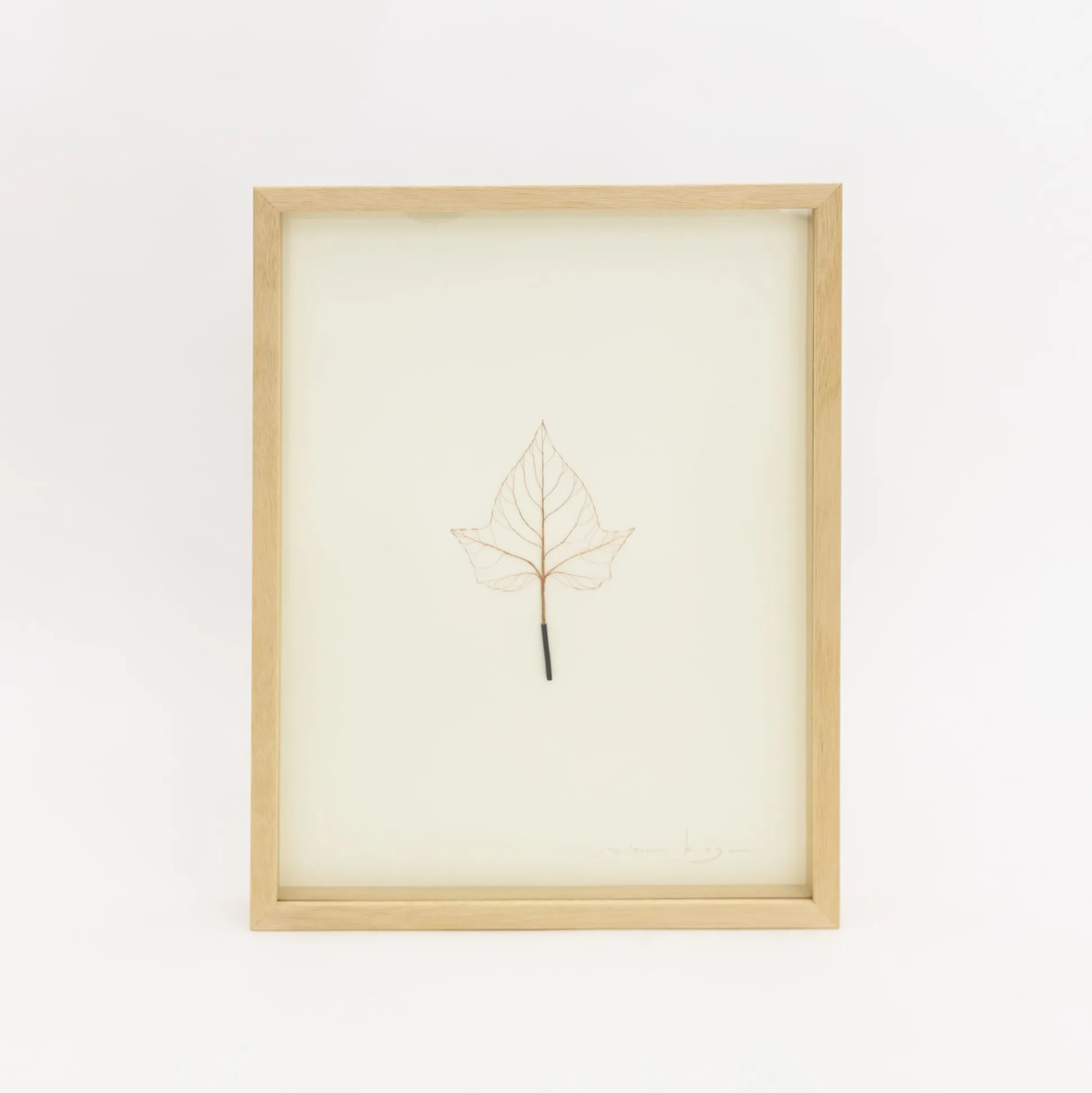 Mitsuru Koga Copper Wire Leaf #1, 2023