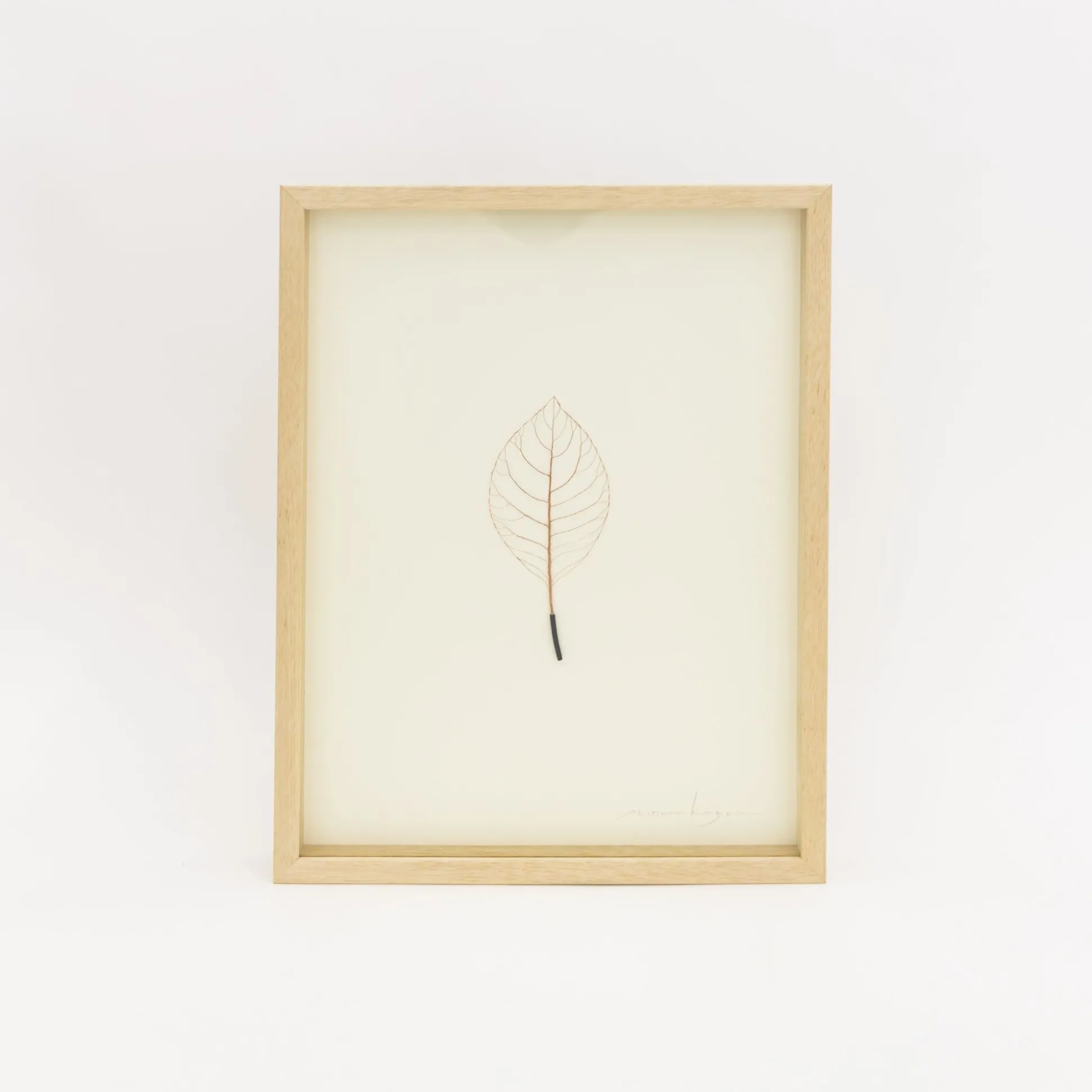 Mitsuru Koga Copper Wire Leaf #3, 2023