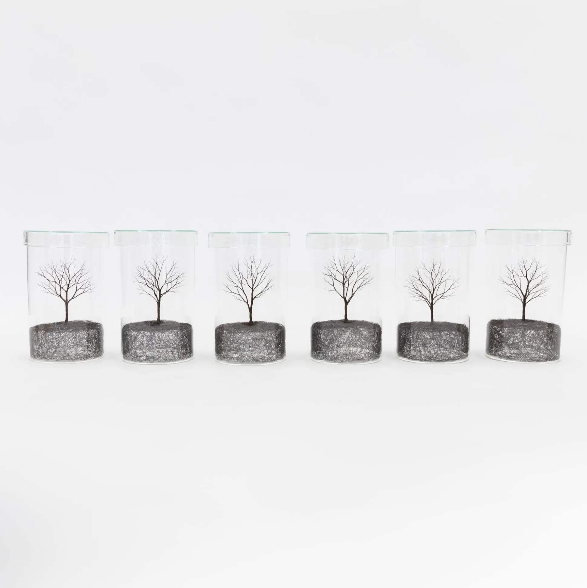 Mitsuru Koga Copper Wire Trees #1 - #6, 2023