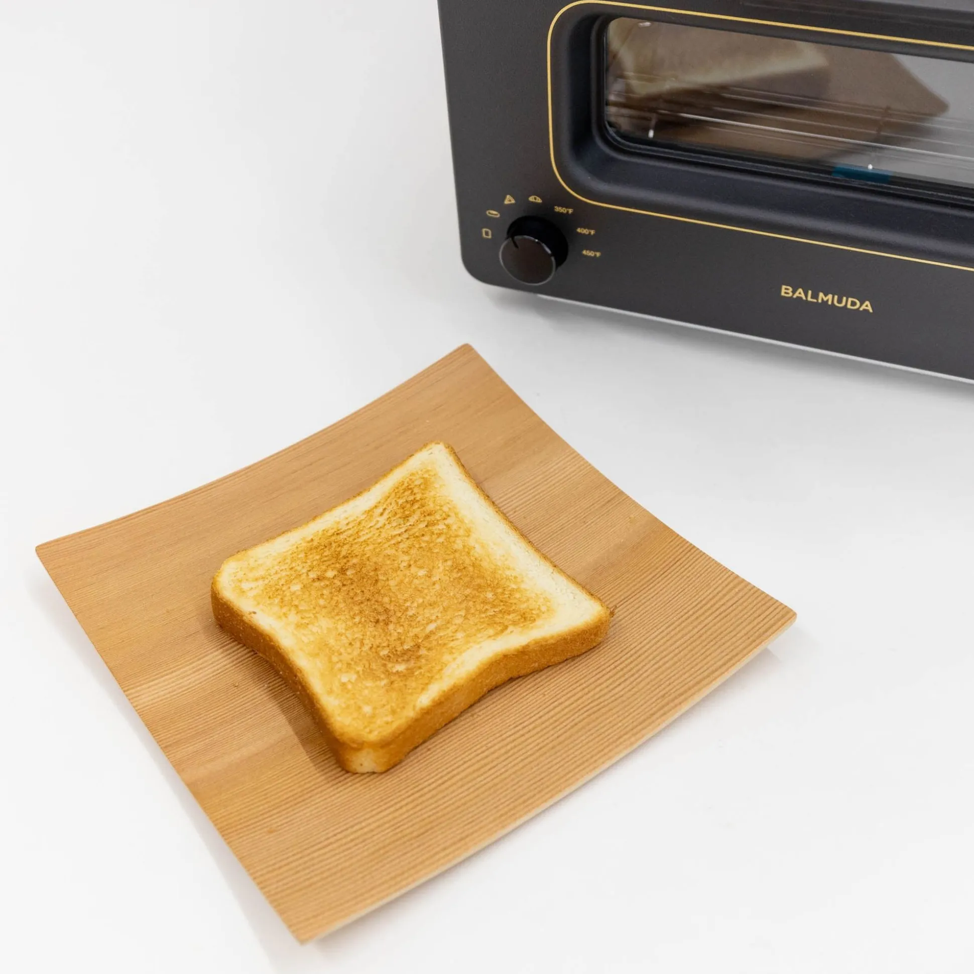 Orange Pine Natural Plywood Square Dish