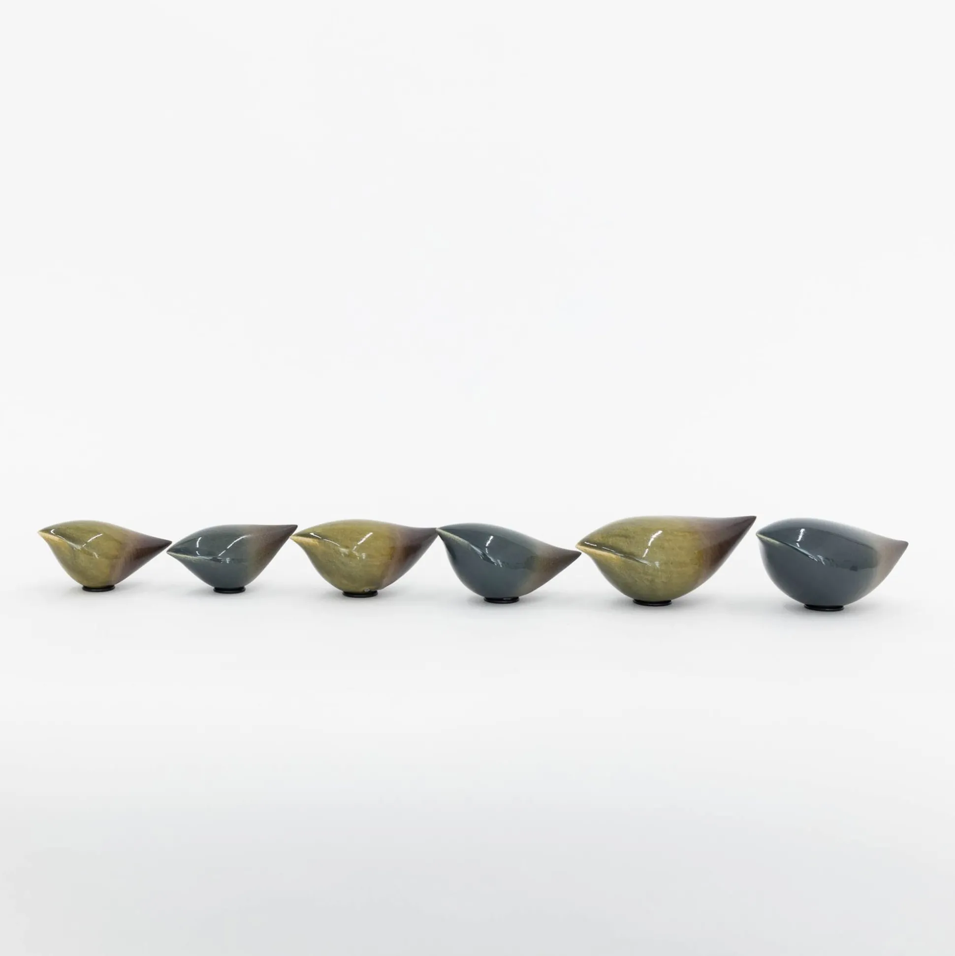 Rie Ito'S Ceramic Oval Birds