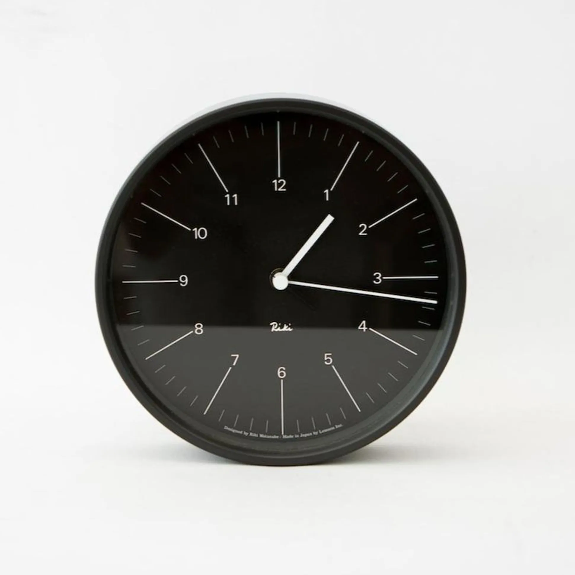 Riki Steel Clock Black Wr17-10
