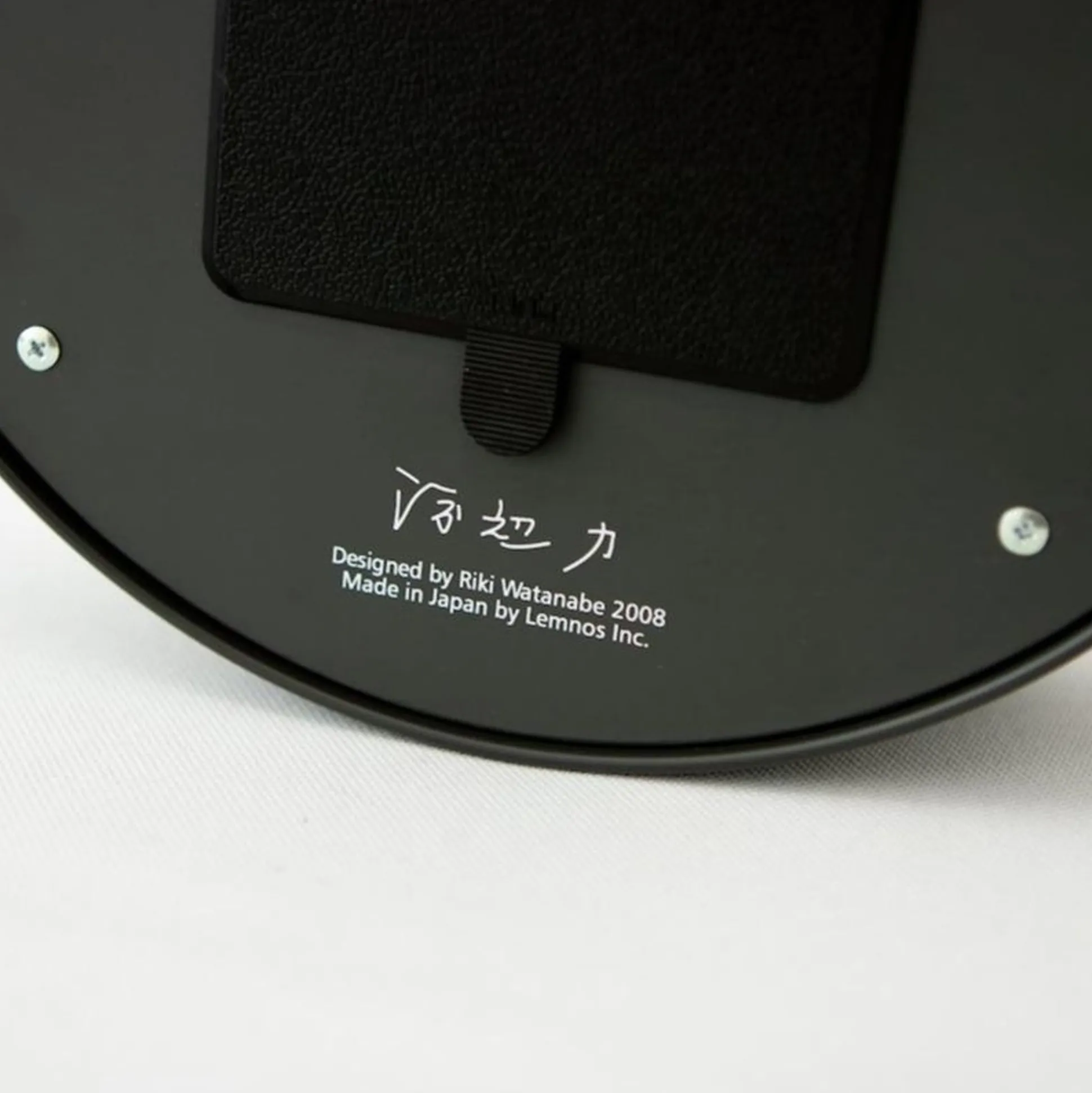 Riki Steel Clock Black Wr17-10
