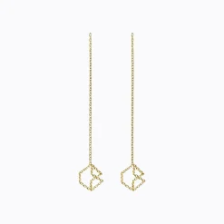 Shihara Chain Earrings 04S (Pair)