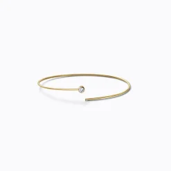 Shihara One-Stone Hoop Bracelet
