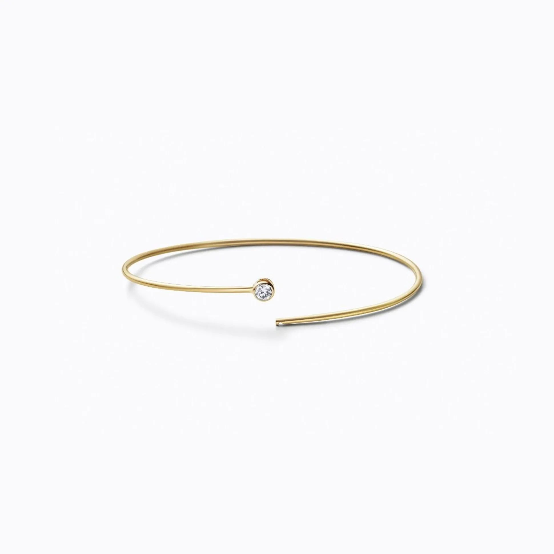 Shihara One-Stone Hoop Bracelet