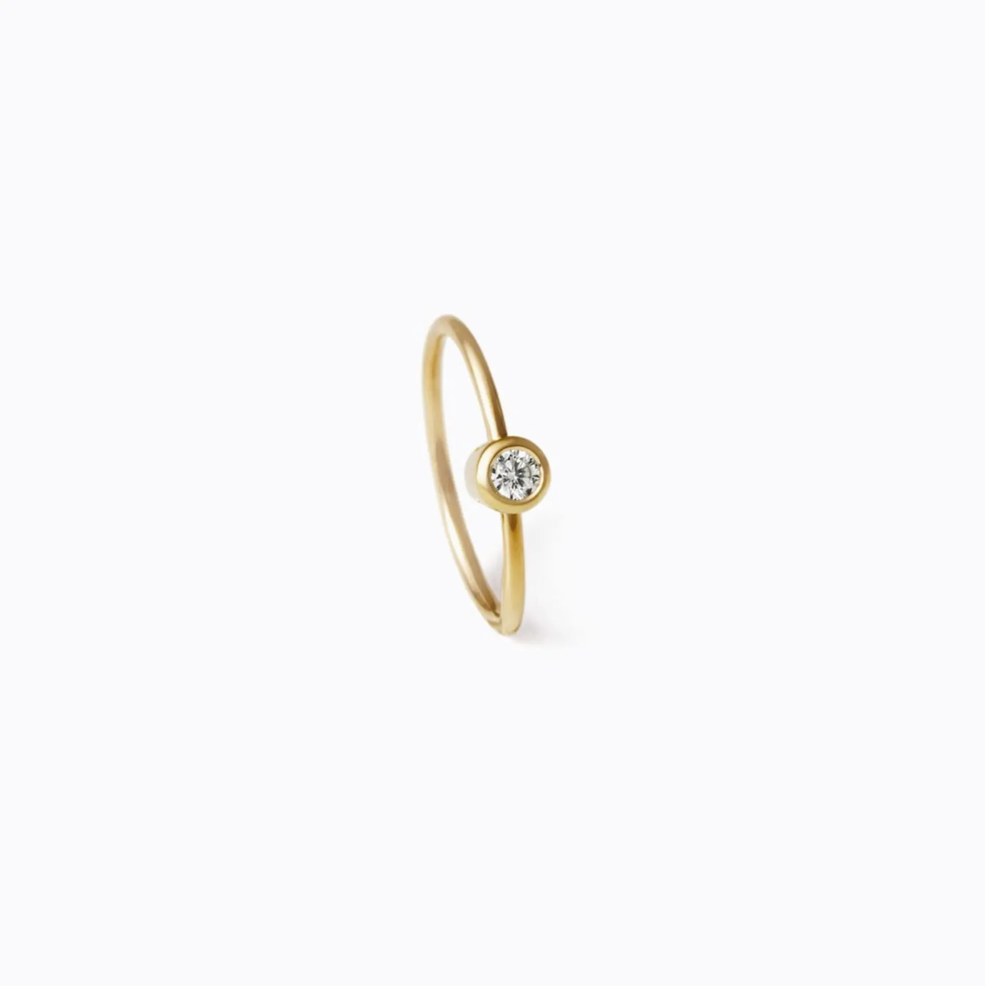 Shihara One-Stone Hoop Earring 01