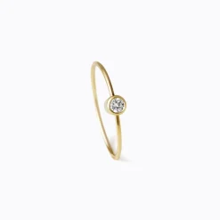 Shihara One-Stone Hoop Earring 02