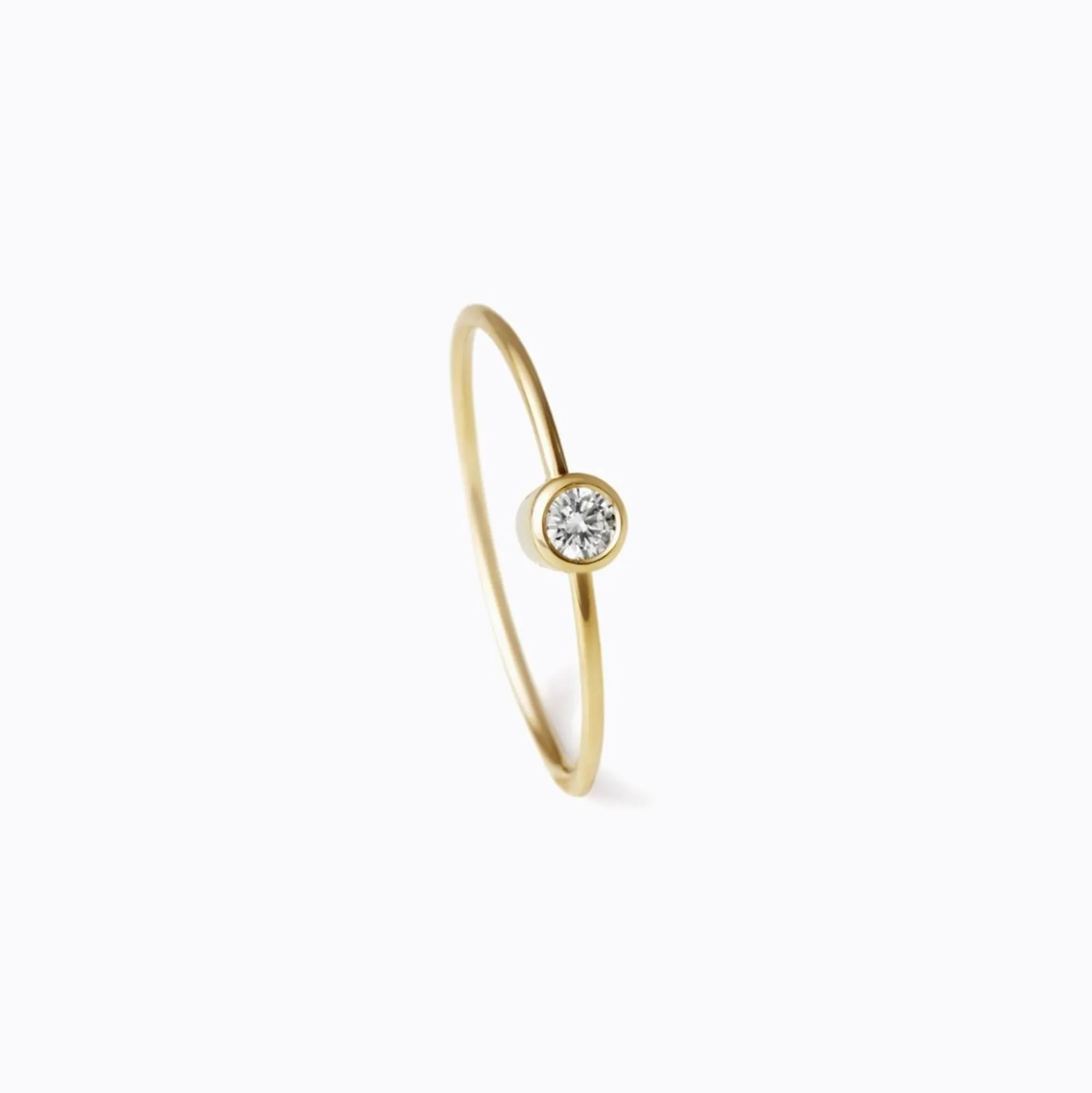 Shihara One-Stone Hoop Earring 02